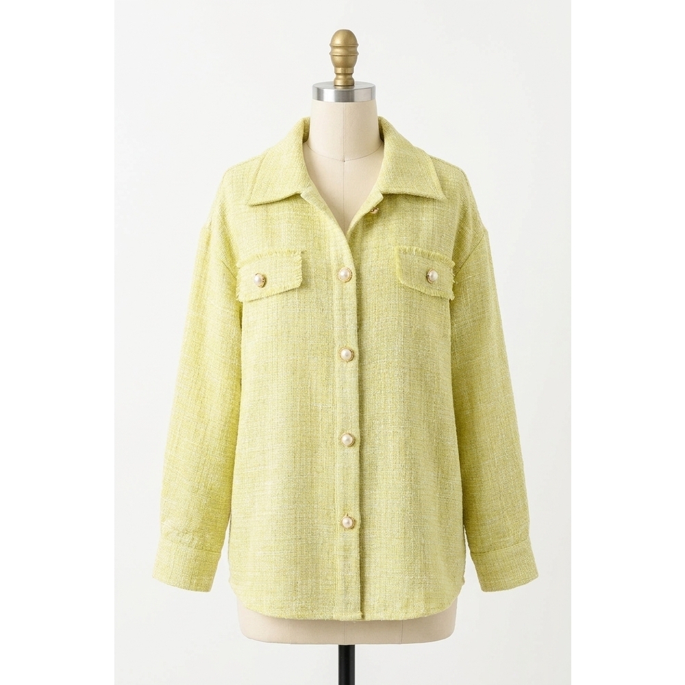 NEW ANDREE BY UNIT daydreams shacket in yellow